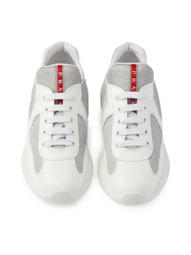 Prada Women's America's Cup Biker Fabric Sneakers - White - Size 11 | Thumbnail 3 Prada Women's America's Cup Biker Fabric Sneakers - White - Size 11 | Thumbnail 3