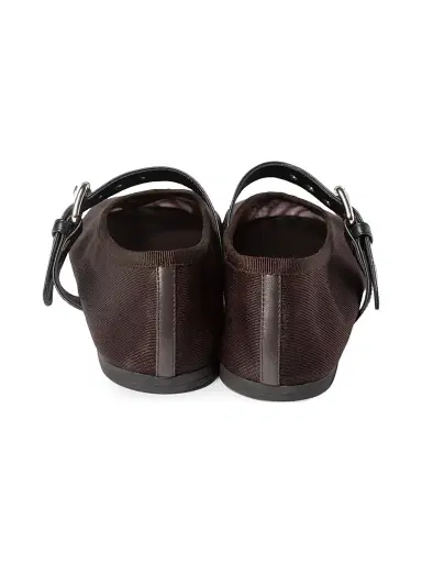 Miu Miu Women's Mesh Fabric Ballerinas - Brown - Size 11 | Thumbnail 3 Miu Miu Women's Mesh Fabric Ballerinas - Brown - Size 11 | Thumbnail 3