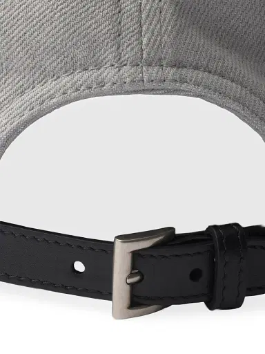 Prada Men's Denim Baseball Cap - Grey - Size XXL | Thumbnail 3 Prada Men's Denim Baseball Cap - Grey - Size XXL | Thumbnail 3