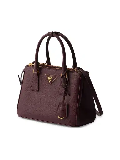 Prada Women's Galleria Saffiano Leather Top Handle Bag - Dark Red | Thumbnail 3 Prada Women's Galleria Saffiano Leather Top Handle Bag - Dark Red | Thumbnail 3