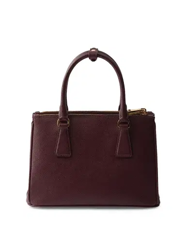Prada Women's Galleria Saffiano Leather Top Handle Bag - Dark Red | Thumbnail 4 Prada Women's Galleria Saffiano Leather Top Handle Bag - Dark Red | Thumbnail 4