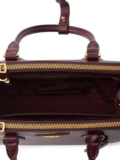 Prada Women's Galleria Saffiano Leather Top Handle Bag - Dark Red | Thumbnail 5 Prada Women's Galleria Saffiano Leather Top Handle Bag - Dark Red | Thumbnail 5