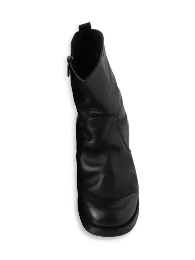 Prada Men's Leather Zipper Boots - Black | Thumbnail 2 Prada Men's Leather Zipper Boots - Black | Thumbnail 2
