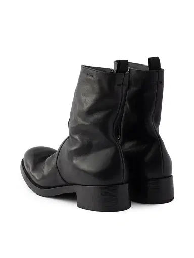 Prada Men's Leather Zipper Boots - Black | Thumbnail 3 Prada Men's Leather Zipper Boots - Black | Thumbnail 3
