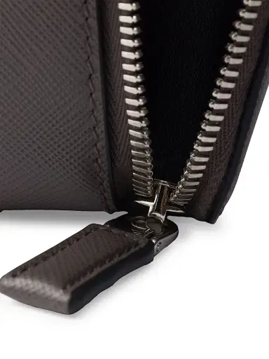 Prada Men's Brique Saffiano Leather Bag - Grey | Thumbnail 5 Prada Men's Brique Saffiano Leather Bag - Grey | Thumbnail 5