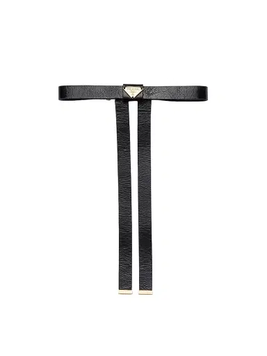 Prada Women's Leather Hair Clip | Thumbnail 1 Prada Women's Leather Hair Clip | Thumbnail 1