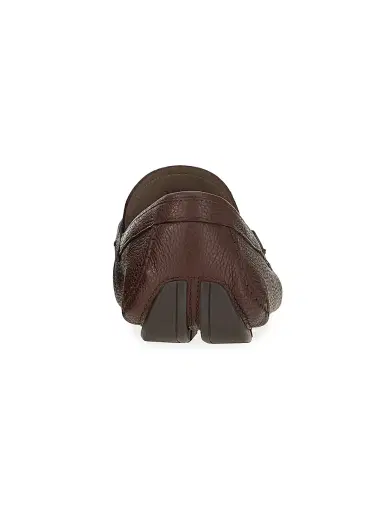 FERRAGAMO Men's Front Four Driver Loafers - Chocolate | Thumbnail 3 FERRAGAMO Men's Front Four Driver Loafers - Chocolate | Thumbnail 3