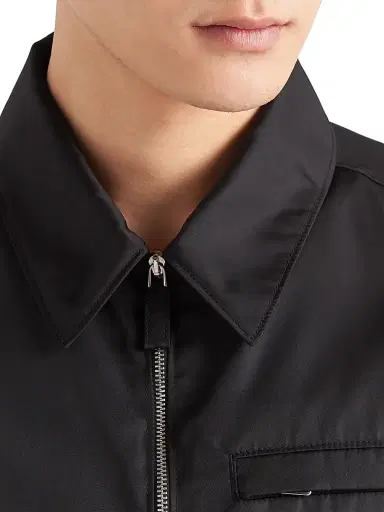 Prada Men's Re-Nylon Blouson Jacket - Black - Size 50 | Thumbnail 3 Prada Men's Re-Nylon Blouson Jacket - Black - Size 50 | Thumbnail 3
