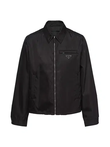 Prada Men's Re-Nylon Blouson Jacket - Black - Size 50 | Thumbnail 1 Prada Men's Re-Nylon Blouson Jacket - Black - Size 50 | Thumbnail 1