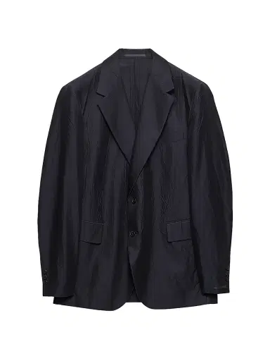 Prada Men's Single-Breasted Cotton and Silk Jacket | Thumbnail 1 Prada Men's Single-Breasted Cotton and Silk Jacket | Thumbnail 1