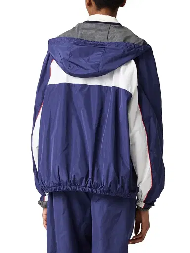Miu Miu Women's New Balance x with Coco Gauff Technical Poplin Hoodie Jacket - Blue - Size 8 | Thumbnail 3 Miu Miu Women's New Balance x with Coco Gauff Technical Poplin Hoodie Jacket - Blue - Size 8 | Thumbnail 3