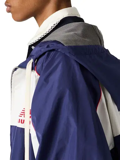 Miu Miu Women's New Balance x with Coco Gauff Technical Poplin Hoodie Jacket - Blue - Size 8 | Thumbnail 5 Miu Miu Women's New Balance x with Coco Gauff Technical Poplin Hoodie Jacket - Blue - Size 8 | Thumbnail 5