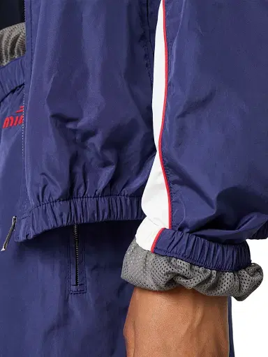 Miu Miu Women's New Balance x with Coco Gauff Technical Poplin Hoodie Jacket - Blue - Size 8 | Thumbnail 6 Miu Miu Women's New Balance x with Coco Gauff Technical Poplin Hoodie Jacket - Blue - Size 8 | Thumbnail 6