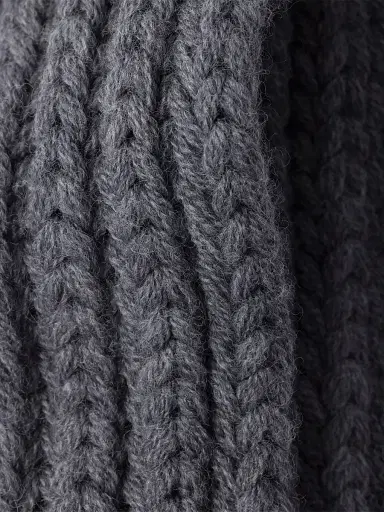 Prada Women's Wool Scarf - Grey | Thumbnail 4 Prada Women's Wool Scarf - Grey | Thumbnail 4