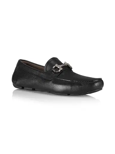 FERRAGAMO Men's Parigi New Driver Loafers - Nero | Thumbnail 2 FERRAGAMO Men's Parigi New Driver Loafers - Nero | Thumbnail 2