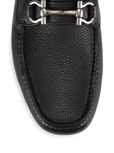 FERRAGAMO Men's Parigi New Driver Loafers - Nero | Thumbnail 4 FERRAGAMO Men's Parigi New Driver Loafers - Nero | Thumbnail 4