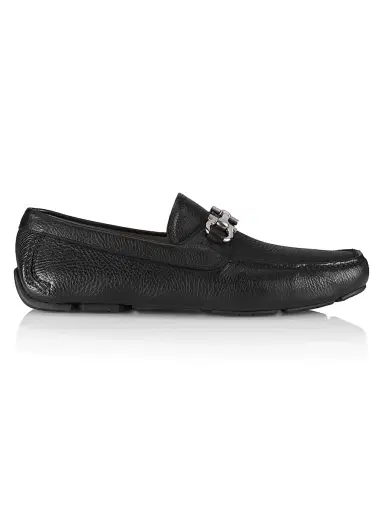 FERRAGAMO Men's Parigi New Driver Loafers - Nero | Thumbnail 1 FERRAGAMO Men's Parigi New Driver Loafers - Nero | Thumbnail 1