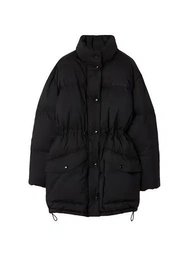 Miu Miu Women's Technical Pongé Down Long Coat - Black - Size 2 | Thumbnail 1 Miu Miu Women's Technical Pongé Down Long Coat - Black - Size 2 | Thumbnail 1