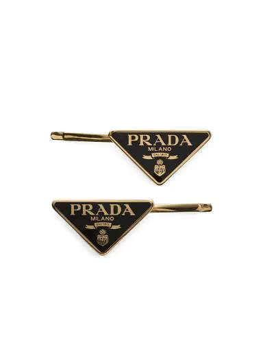 Prada Women's Metal Hair Pins | Thumbnail 1 Prada Women's Metal Hair Pins | Thumbnail 1