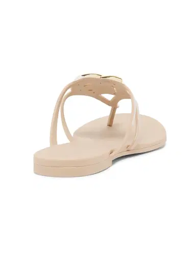 Dolce & Gabbana Women's Logo Jelly Sandals - Cipria Oro | Thumbnail 3 Dolce & Gabbana Women's Logo Jelly Sandals - Cipria Oro | Thumbnail 3