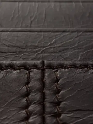 Prada Women's Leather Card Holder - Dark Brown | Thumbnail 3 Prada Women's Leather Card Holder - Dark Brown | Thumbnail 3