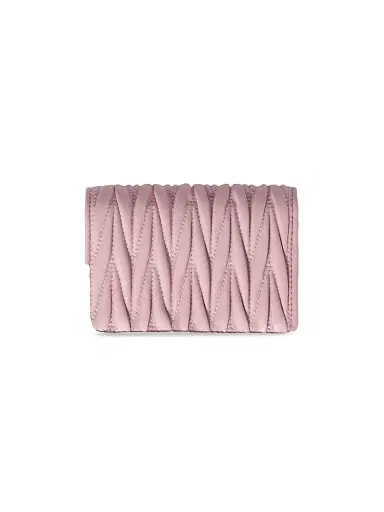Miu Miu Women's Small Matelassé Nappa Leather Wallet | Thumbnail 2 Miu Miu Women's Small Matelassé Nappa Leather Wallet | Thumbnail 2