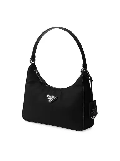 Prada Women's Re-Edition 2005 Re-Nylon and Saffiano Mini Shoulder Bag | Thumbnail 2 Prada Women's Re-Edition 2005 Re-Nylon and Saffiano Mini Shoulder Bag | Thumbnail 2