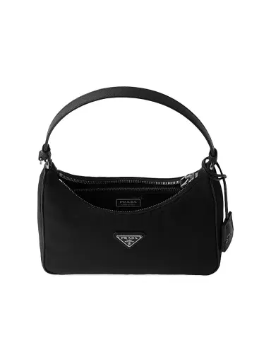 Prada Women's Re-Edition 2005 Re-Nylon and Saffiano Mini Shoulder Bag | Thumbnail 4 Prada Women's Re-Edition 2005 Re-Nylon and Saffiano Mini Shoulder Bag | Thumbnail 4