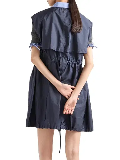 Prada Women's Sleeveless Nylon Mini-Dress | Thumbnail 3 Prada Women's Sleeveless Nylon Mini-Dress | Thumbnail 3