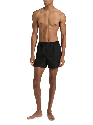 Dolce & Gabbana Men's Sporty Cotton Poplin Boxer Shorts - Nero - Size Small | Thumbnail 2 Dolce & Gabbana Men's Sporty Cotton Poplin Boxer Shorts - Nero - Size Small | Thumbnail 2