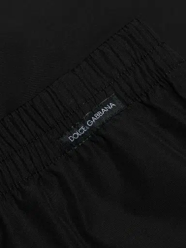 Dolce & Gabbana Men's Sporty Cotton Poplin Boxer Shorts - Nero - Size Small | Thumbnail 6 Dolce & Gabbana Men's Sporty Cotton Poplin Boxer Shorts - Nero - Size Small | Thumbnail 6