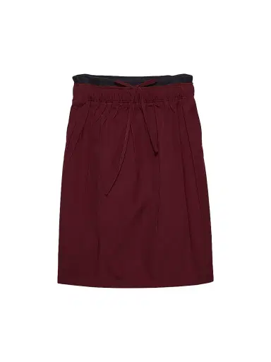 Prada Women's Poplin Skirt - Dark Red | Thumbnail 1 Prada Women's Poplin Skirt - Dark Red | Thumbnail 1