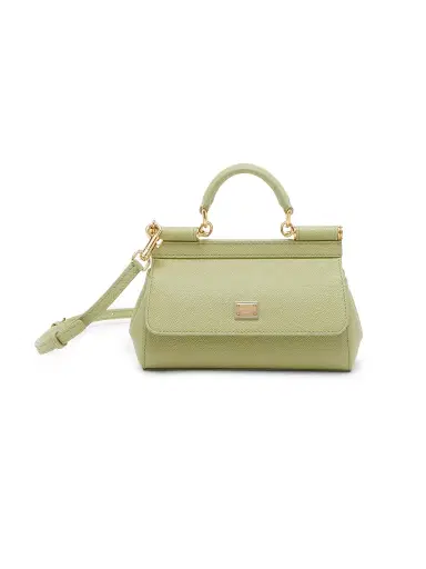 Dolce & Gabbana Women's Sicily Mini Leather Top Handle Bag | Thumbnail 1 Dolce & Gabbana Women's Sicily Mini Leather Top Handle Bag | Thumbnail 1