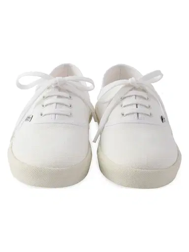 Prada Women's Drill Cotton Low-Top Sneakers - White | Thumbnail 4 Prada Women's Drill Cotton Low-Top Sneakers - White | Thumbnail 4
