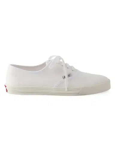 Prada Women's Drill Cotton Low-Top Sneakers - White | Thumbnail 1 Prada Women's Drill Cotton Low-Top Sneakers - White | Thumbnail 1
