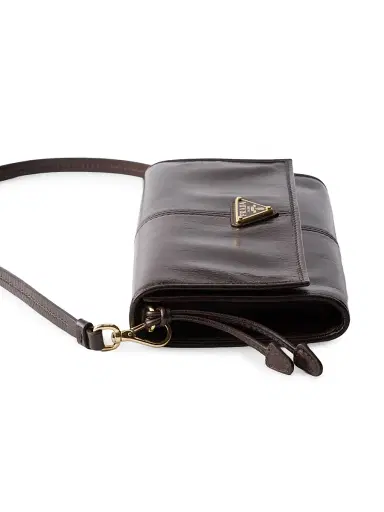 Prada Women's Leather Wallet with Shoulder Strap | Thumbnail 4 Prada Women's Leather Wallet with Shoulder Strap | Thumbnail 4