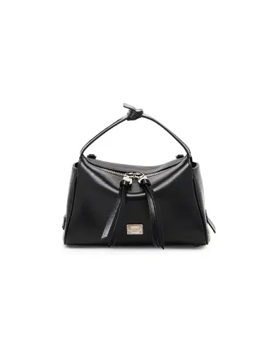 Dolce & Gabbana Women's Vittoria Mini Leather Top Handle Bag - Nero Ottone Vintage | Thumbnail 1 Dolce & Gabbana Women's Vittoria Mini Leather Top Handle Bag - Nero Ottone Vintage | Thumbnail 1