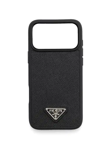 Prada Saffiano Leather Case for iPhone 17 Pro Max | Thumbnail 1 Prada Saffiano Leather Case for iPhone 17 Pro Max | Thumbnail 1