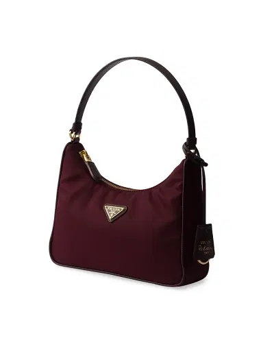Prada Women's Re-Edition 2005 Re-Nylon and Saffiano Mini Shoulder Bag | Thumbnail 2 Prada Women's Re-Edition 2005 Re-Nylon and Saffiano Mini Shoulder Bag | Thumbnail 2