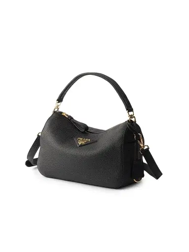 Prada Women's Leather Shoulder Bag - Black | Thumbnail 2 Prada Women's Leather Shoulder Bag - Black | Thumbnail 2