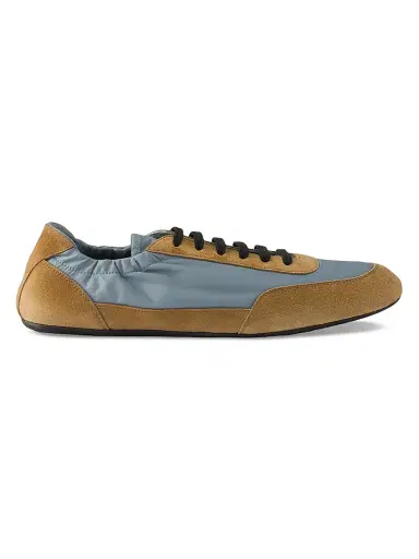 Prada Women's Collapse Re-Nylon and Suede Sneakers | Thumbnail 1 Prada Women's Collapse Re-Nylon and Suede Sneakers | Thumbnail 1