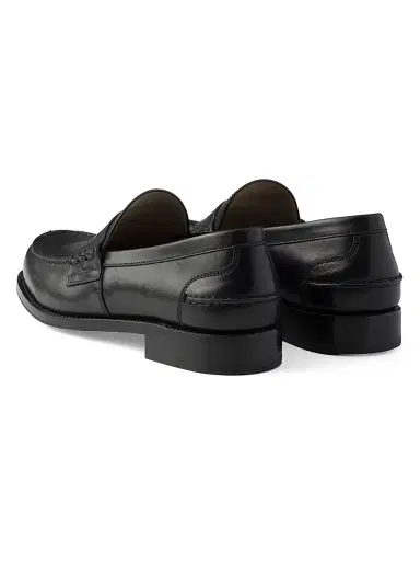 Prada Men's Leather Loafers - Black | Thumbnail 3 Prada Men's Leather Loafers - Black | Thumbnail 3