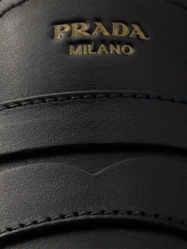 Prada Men's Leather Loafers - Black | Thumbnail 5 Prada Men's Leather Loafers - Black | Thumbnail 5