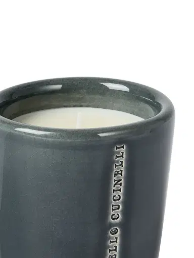 Brunello Cucinelli Scented Candle in Craquelé Ceramic Vessel | Thumbnail 3 Brunello Cucinelli Scented Candle in Craquelé Ceramic Vessel | Thumbnail 3