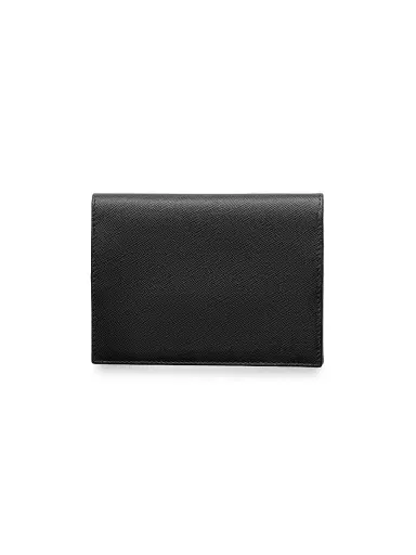 Prada Women's Saffiano Leather Passport Holder - Black | Thumbnail 2 Prada Women's Saffiano Leather Passport Holder - Black | Thumbnail 2