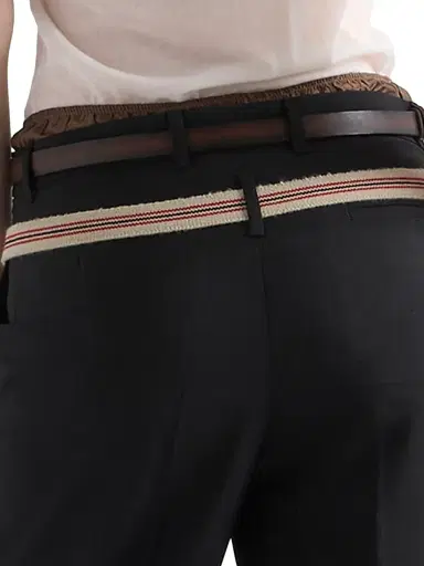 Prada Women's Kid Mohair Pants - Black - Size 2 | Thumbnail 3 Prada Women's Kid Mohair Pants - Black - Size 2 | Thumbnail 3