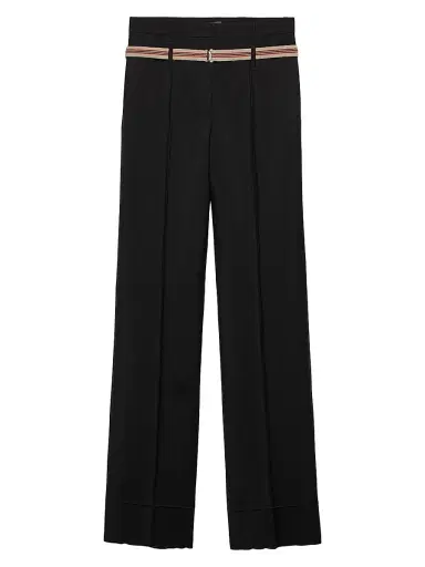 Prada Women's Kid Mohair Pants - Black - Size 2 | Thumbnail 1 Prada Women's Kid Mohair Pants - Black - Size 2 | Thumbnail 1