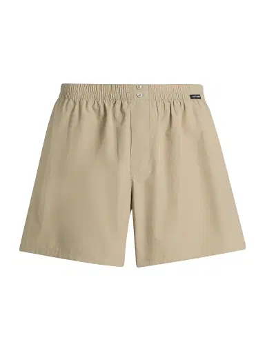 Dolce & Gabbana Men's Sporty Cotton Poplin Boxer Shorts - Beige - Size Medium | Thumbnail 1 Dolce & Gabbana Men's Sporty Cotton Poplin Boxer Shorts - Beige - Size Medium | Thumbnail 1