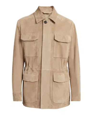 Brioni Men's Suede Field Jacket | Thumbnail 1 Brioni Men's Suede Field Jacket | Thumbnail 1