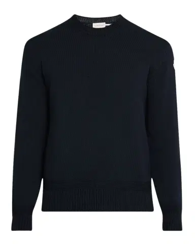 Moncler Men's Cotton Crewneck Sweater | Thumbnail 1 Moncler Men's Cotton Crewneck Sweater | Thumbnail 1